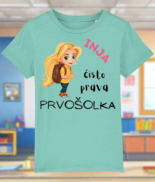 Inja, čisto prava prvošolka - otroška majica