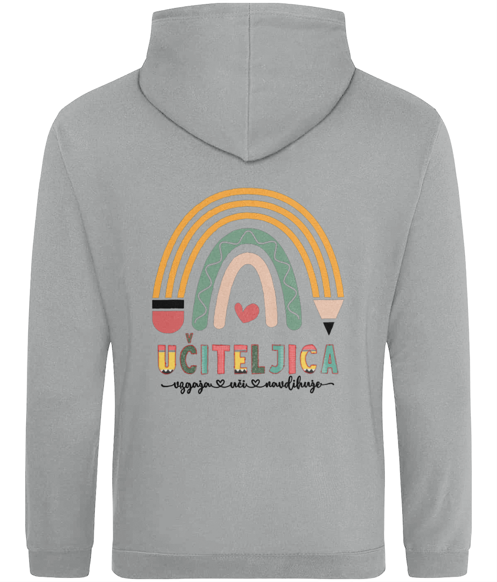 Učiteljica - vzgaja, uči in navdihuje - kapucar (hoodie)