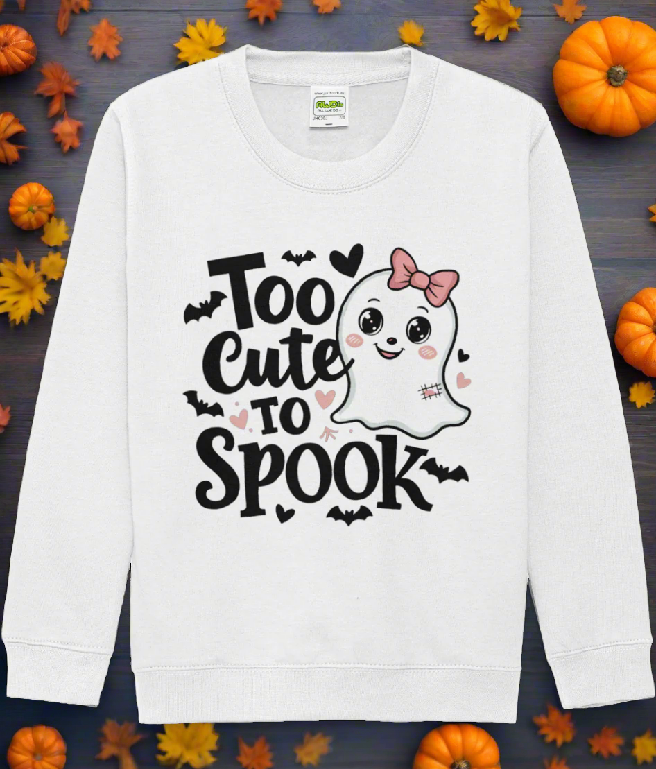 Too cute to spook - otroški pulover