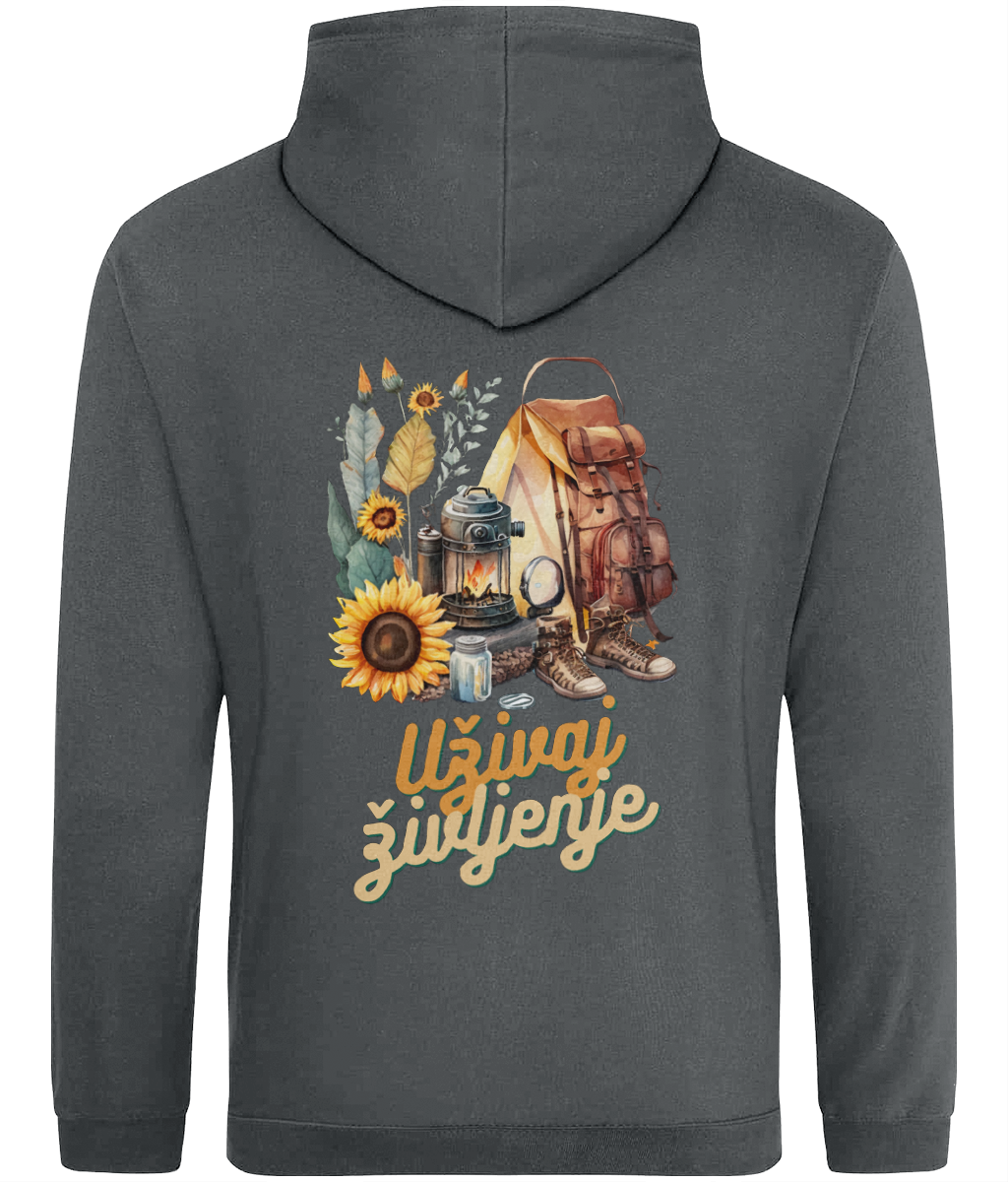 Uživaj življenje - kapucar za uživače (hoodie)