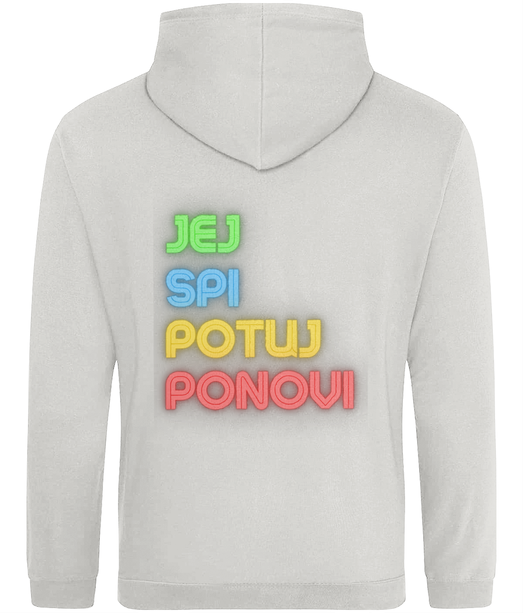 Jej, spi, potuj, ponovi - kapucar (hoodie)