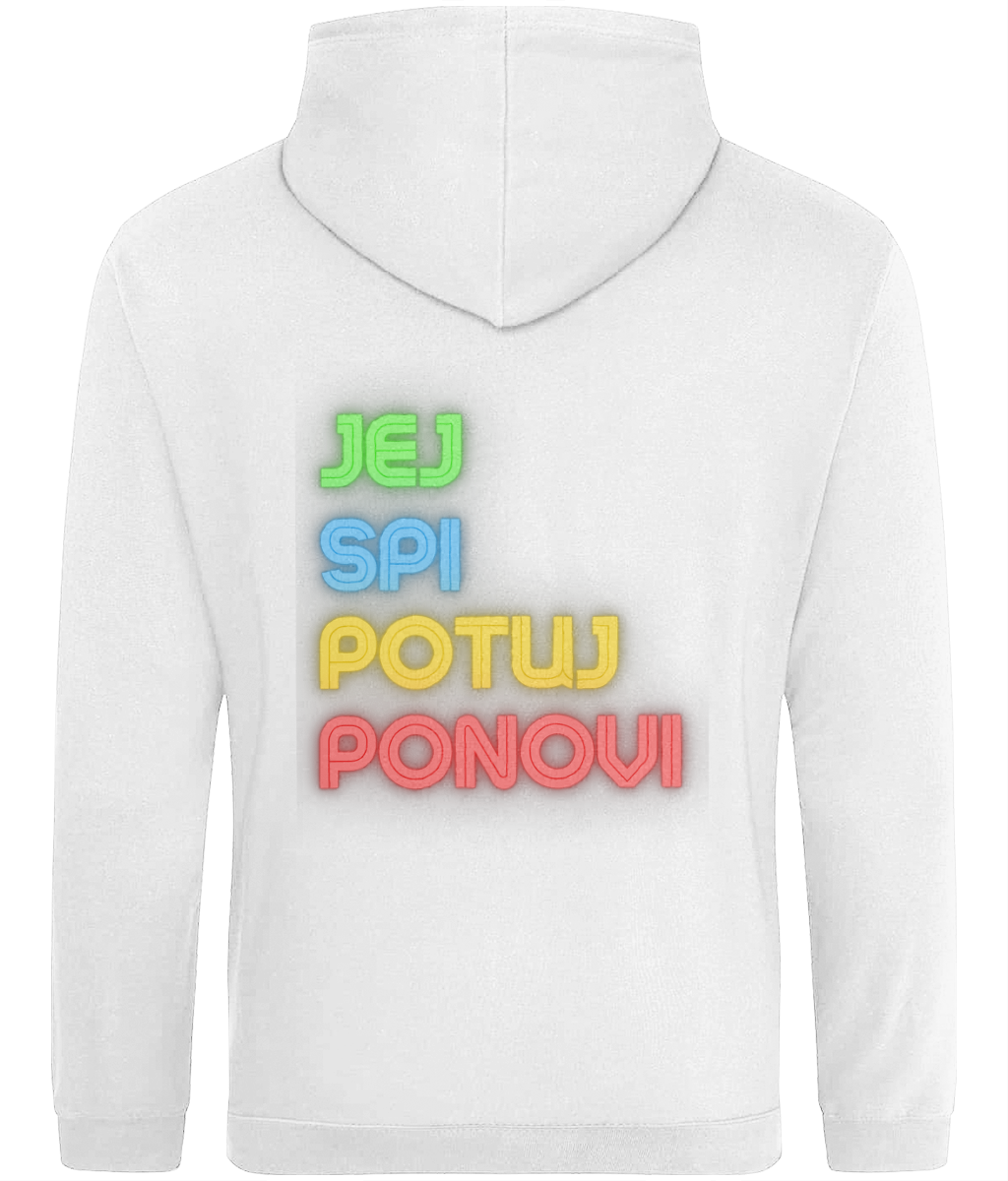 Jej, spi, potuj, ponovi - kapucar (hoodie)