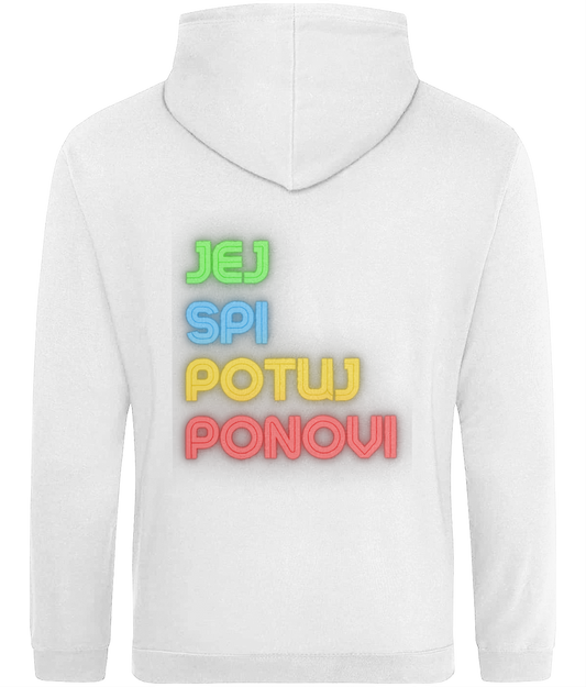 Jej, spi, potuj, ponovi - kapucar (hoodie)