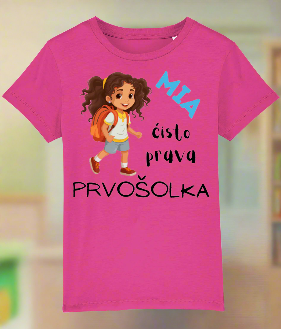 Mia, čisto prava prvošolka - otroška majica